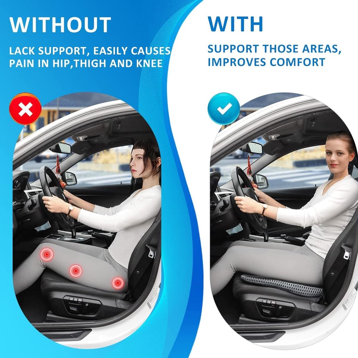 Stoelverhoger auto - Essentieel voor in de auto