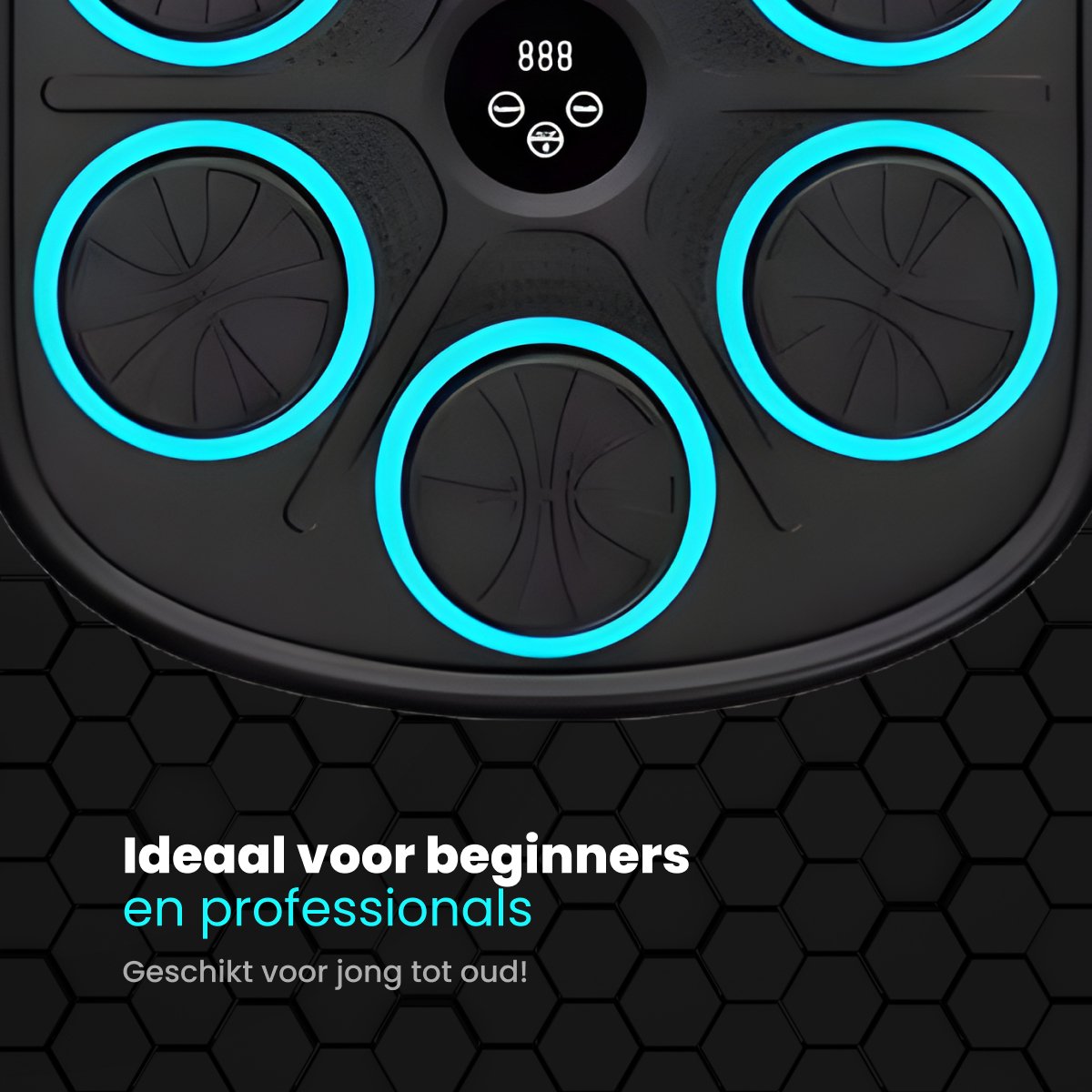 Ultimate Smart Music Boxing Machine - New 2024 Model - Bluetooth Music - Upgraded Display - Various Modes - Boxing Machine for Adults and Children - Fitness - Punching Bag - Boxing Machine