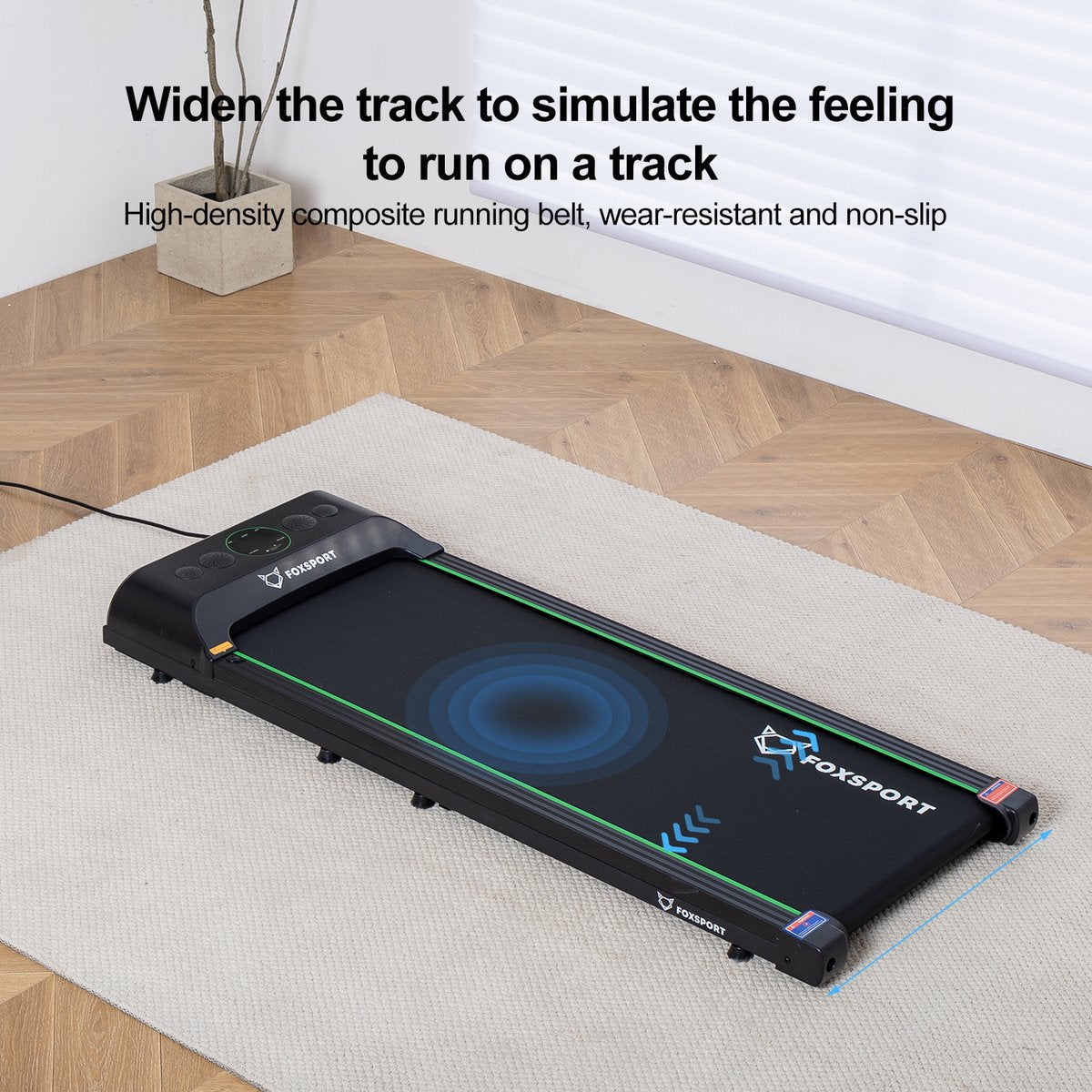 Loopband - 600W Motor - LCD scherm - Ingebouwde Bluetooth-luidspreker - Wandelband - Walking Pad - Treadmill