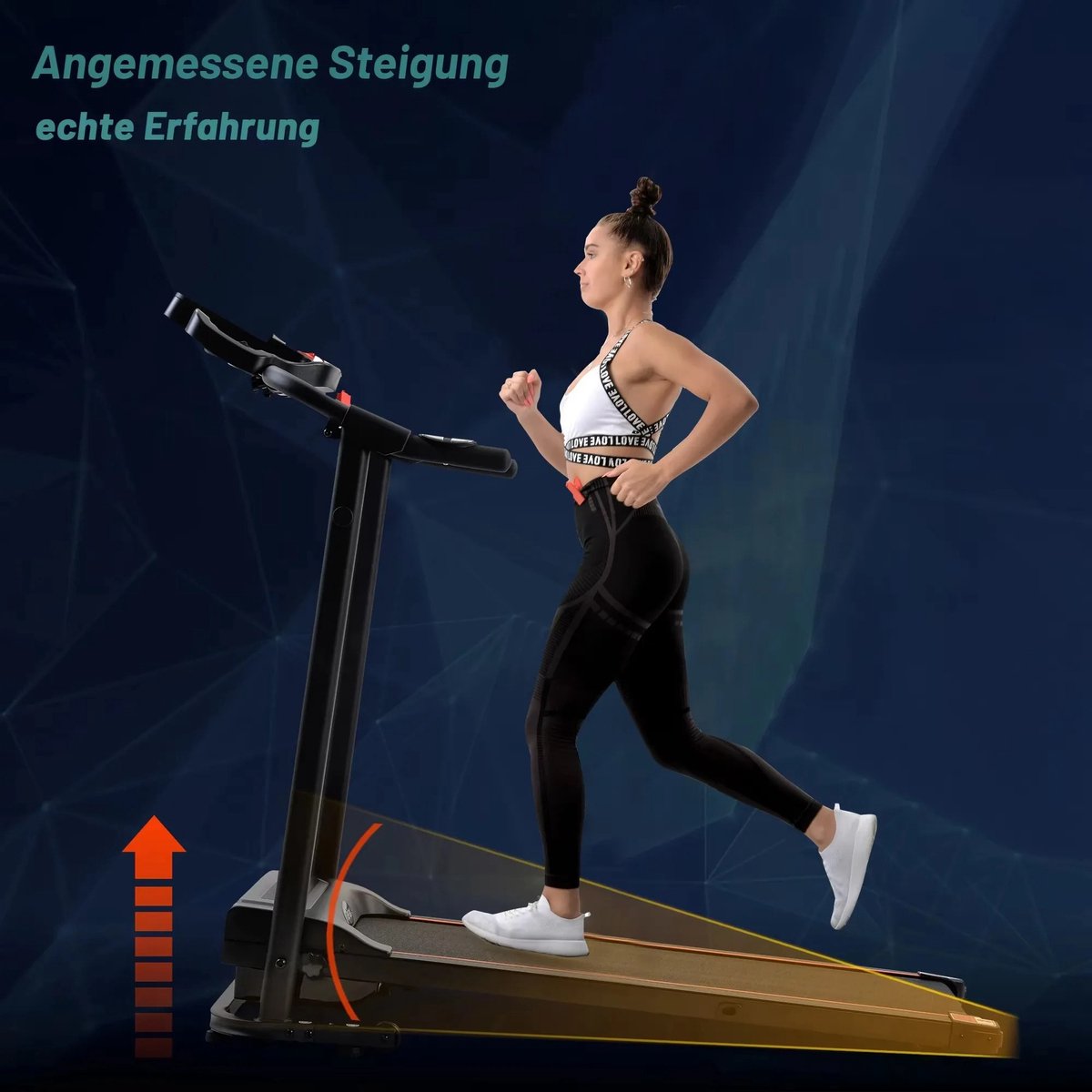 Mygroot - Loopband - Inklapbaar - 1-10.8km/u - Wandelband - Walking Pad - Opvouwbare Loopband - Treadmill - Grijs