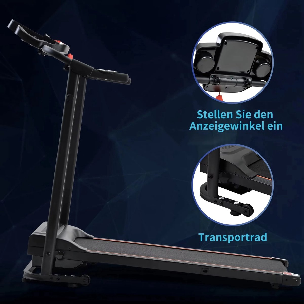 Mygroot - Loopband - Inklapbaar - 1-10.8km/u - Wandelband - Walking Pad - Opvouwbare Loopband - Treadmill - Grijs