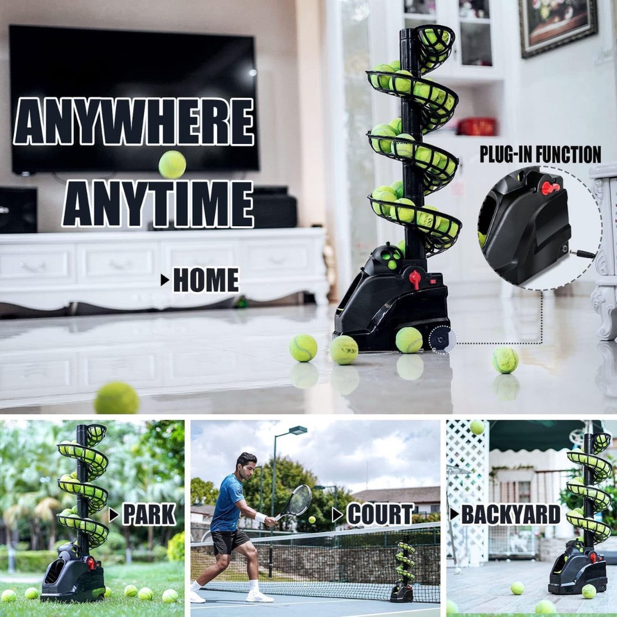 Tennisbal Kanon - Tennisbal Schieter - Ballenkanon - Ballenschieter - Ballenkanon Tennis - Ballenwerper - Ballenmachine - Ballenmachine Tennis - Ballenmachine Padel - Tennis machine - Padel machine