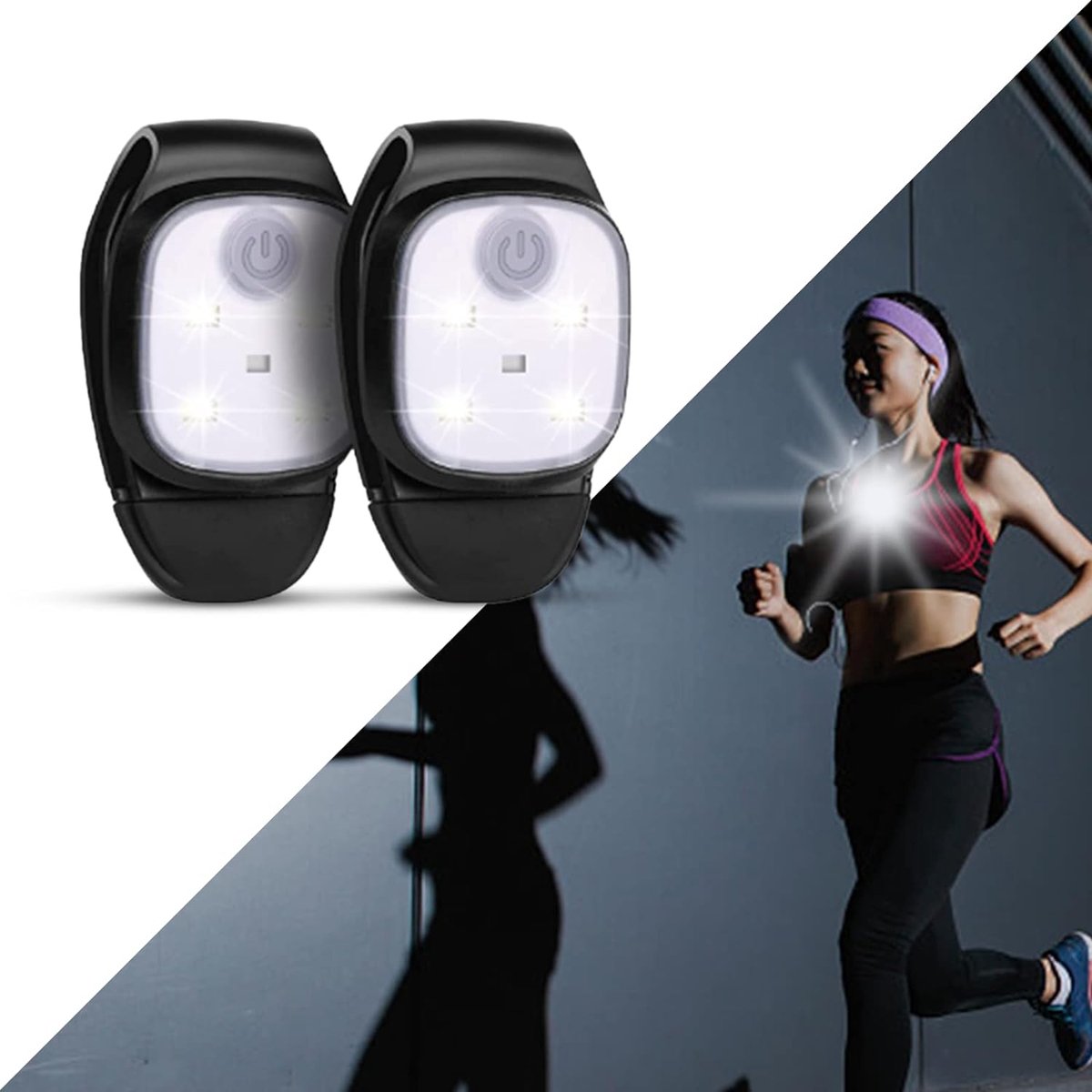Running lights - Chest light - Running chest light - Walker chest light - USB rechargeable