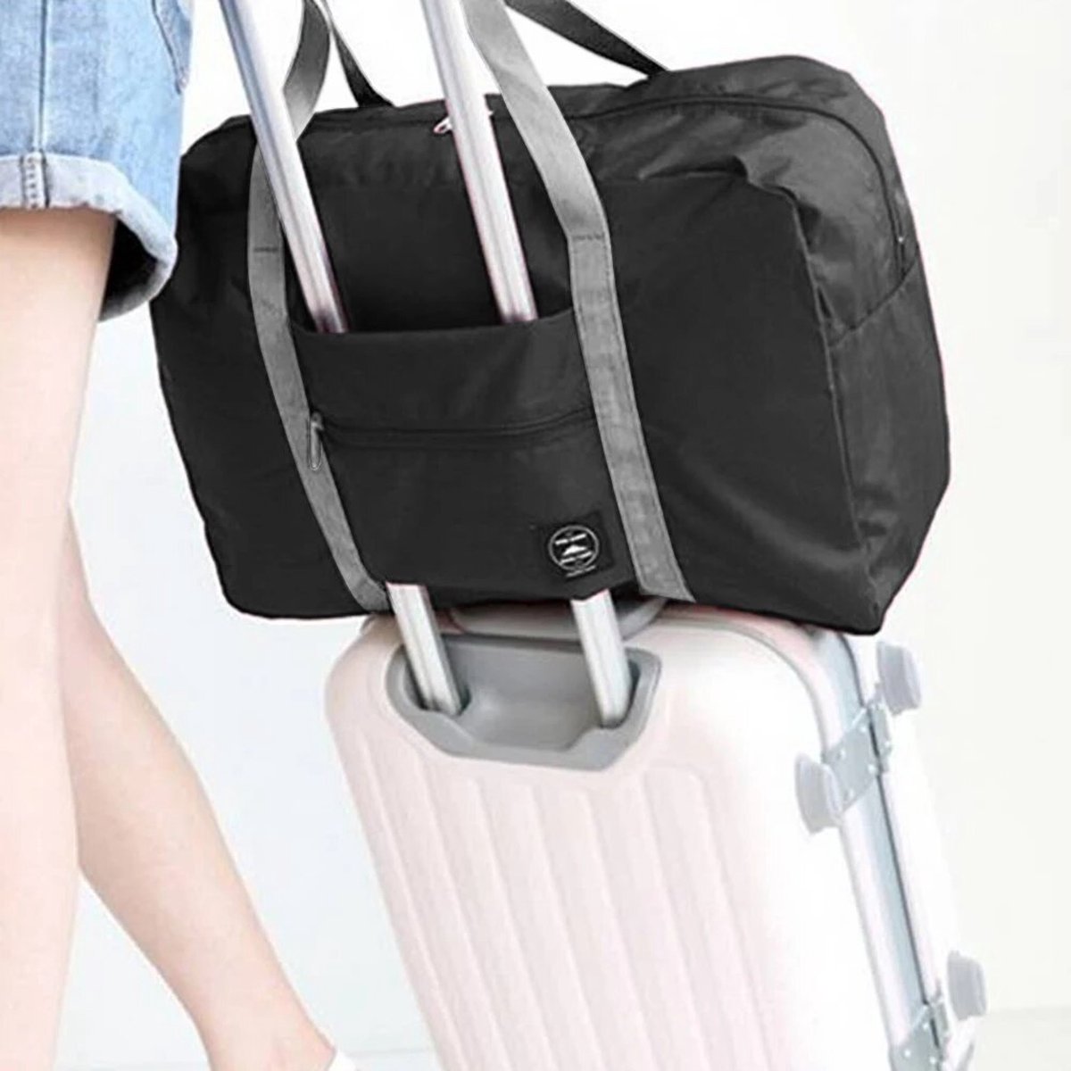 Duffelbag - Reistas - Sporttas - Opvouwbare Reistas - Weekendtas - Strandtas - Kleur Zwart