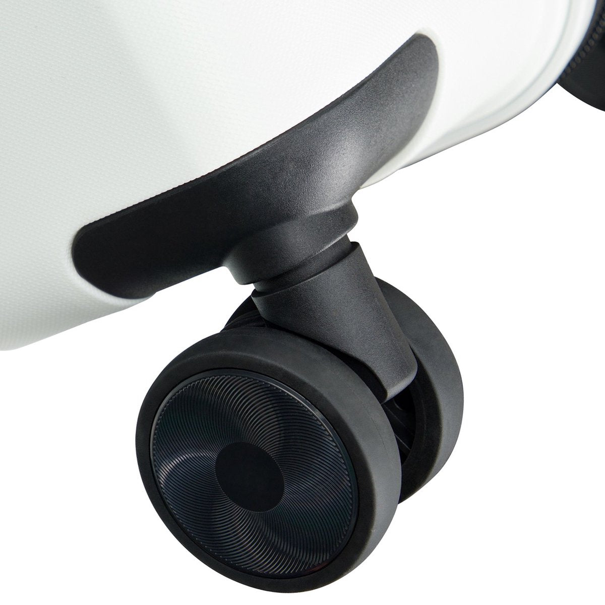 Traveller M-Series Reiskoffer 24' - 65L - 66x43x26 cm - Lichtgewicht Harde Koffer - Wit - Met Ingebouwd TSA Slot - Ideaal voor Vliegtuig en Vakanties