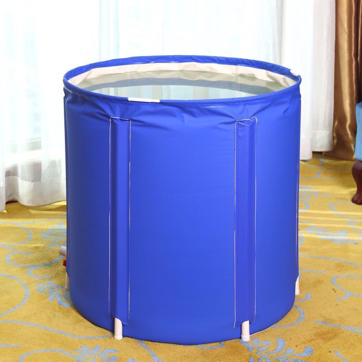 Portable Bathtub - energy-saving and still enjoy a bath - For Adults and Children - 70x70x65 cm - Blue