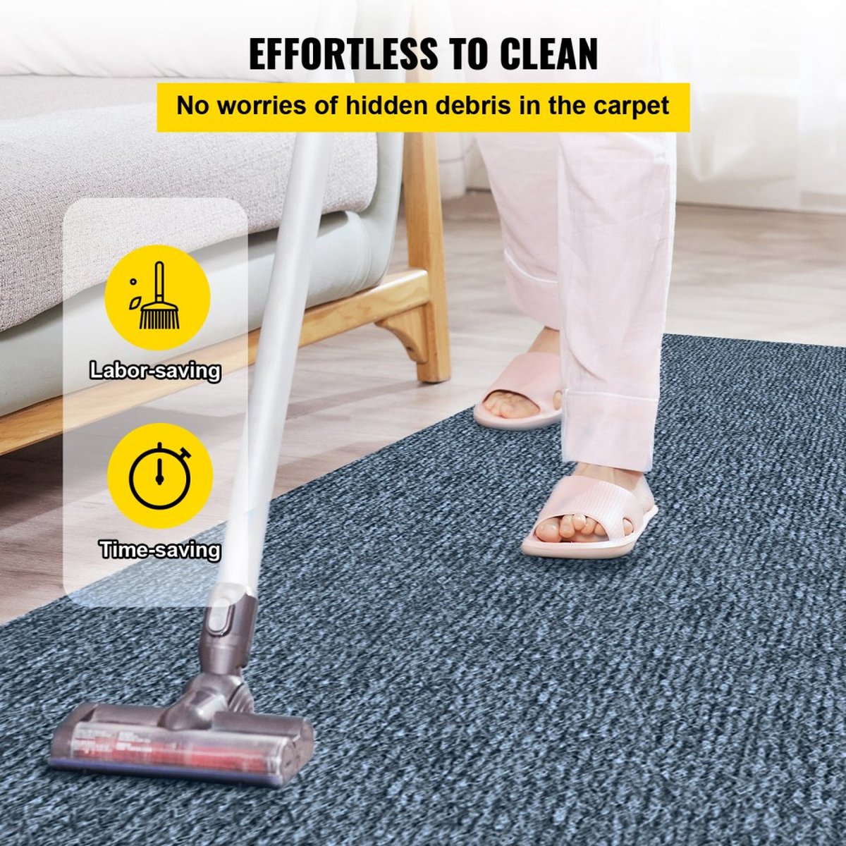 Home Fleece Carpet Solid Color Grey, Bedroom Soft Fluffy Runner Carpet Home 1.8x4 M, Carpet For Indoor Living Room, Nordic Style Carpet Home Carpet Mat Solid Color Carpet Bedside