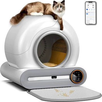 Automatische Kattenbak - Zelfreinigende Kattenbak - Hygiënisch - Slimme Kattenbak - Smart Technology - Wit