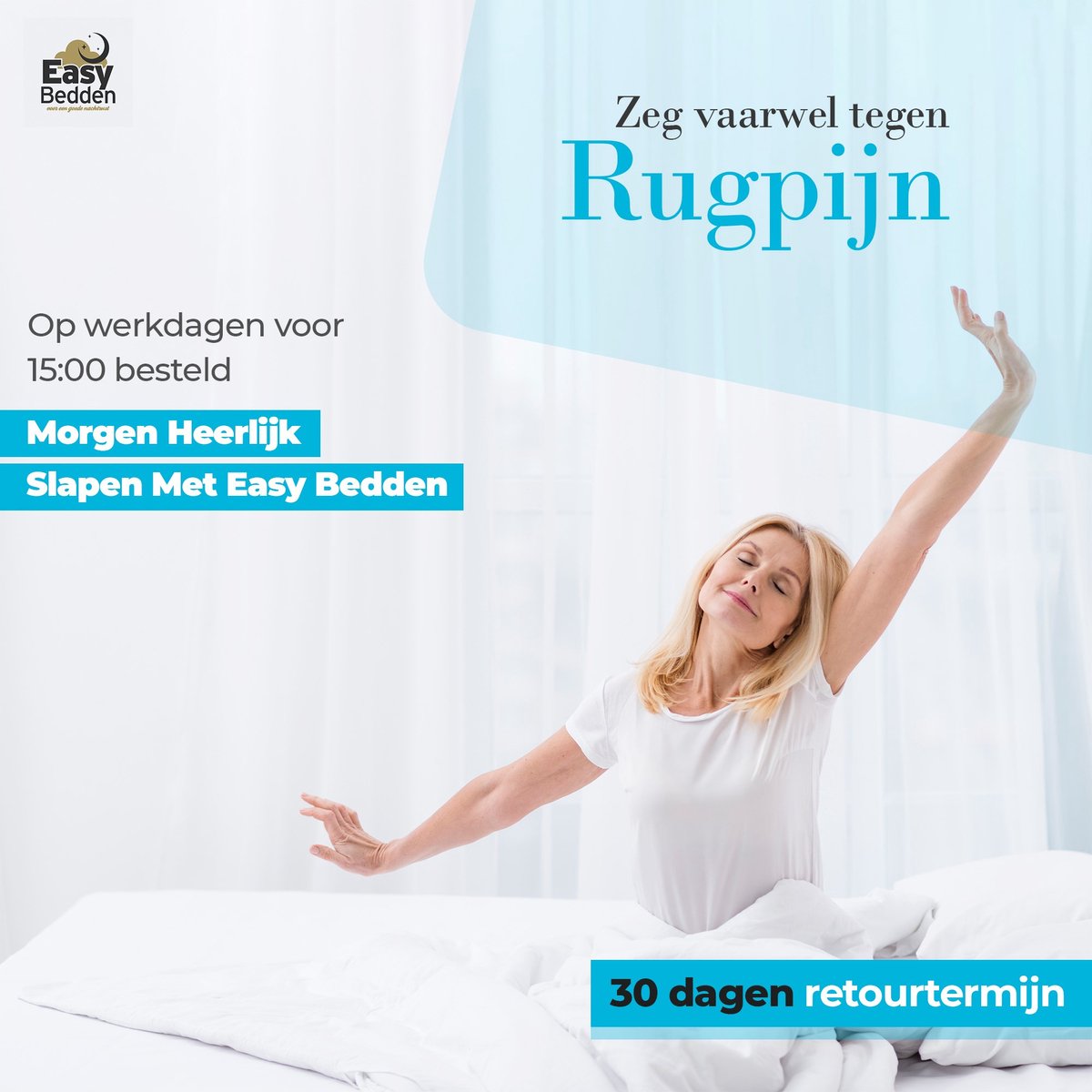 Splittopper matras Nasa Traagschuim 180x200 10cm