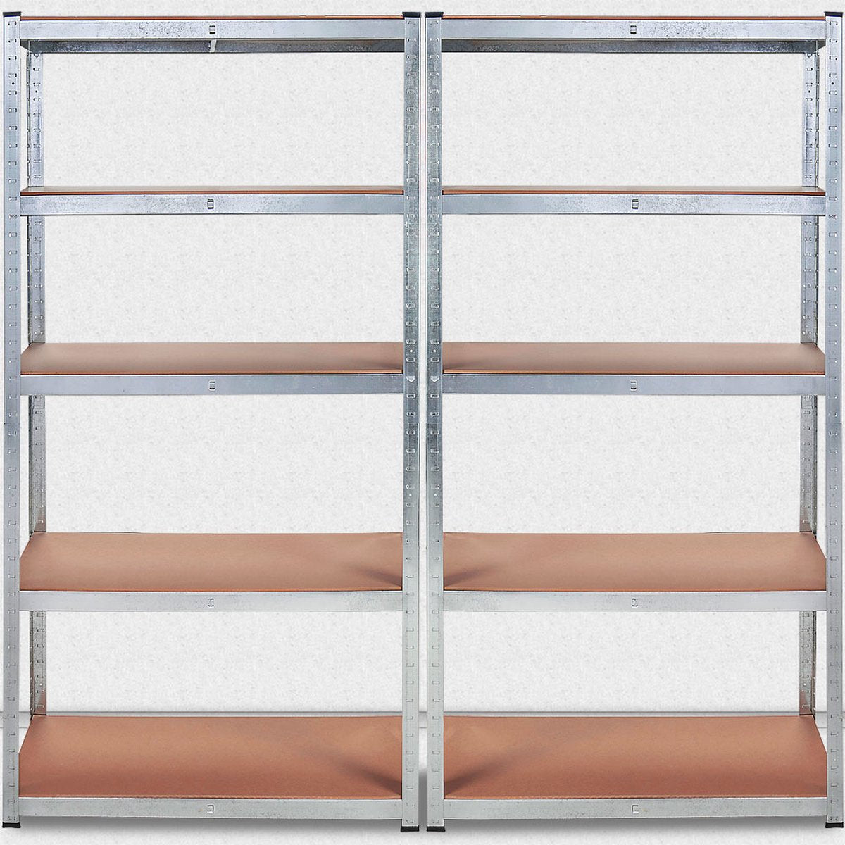7House Heavy-Duty Metalen Opbergrek/Stellingkast met 5 legborden - 875kg draagvermogen - (HxBxD) 180x90x60 cm - 175kg per plank