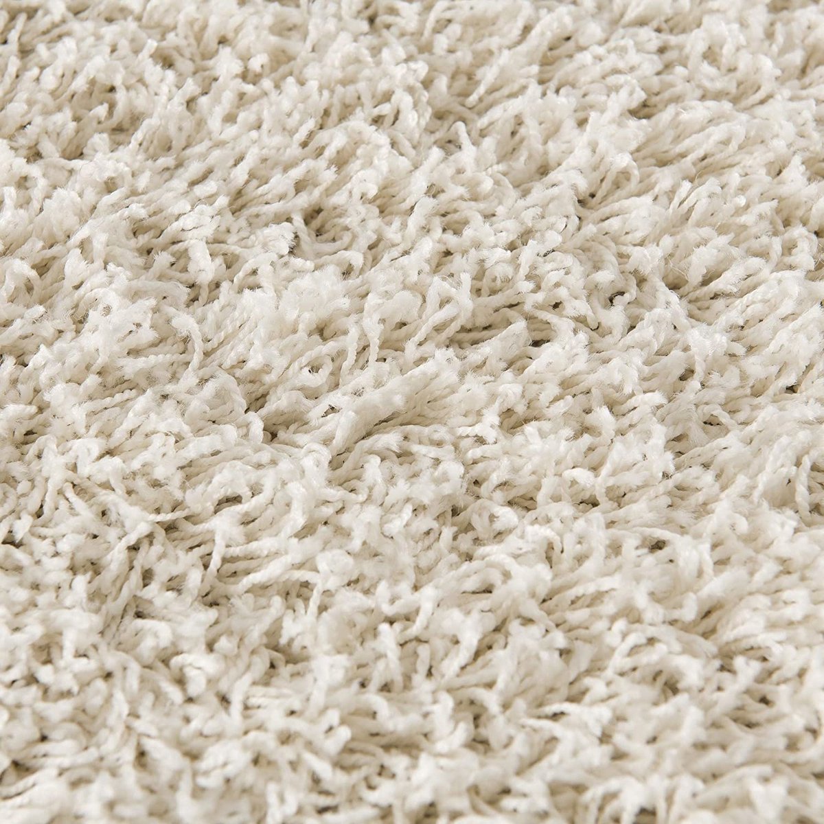 Loca Shaggy Vloerkleed Crème - 150 CM - Hoogpolig Vloerkleed - Tapijt Woonkamer, Slaapkamer