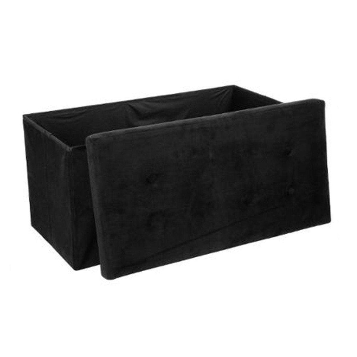 Poef + Opbergbox Groot Mathieu Zwart