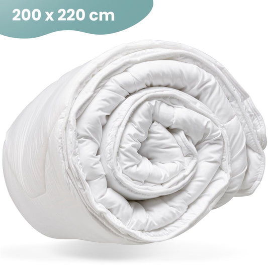Luxe 4-seizoenen dekbed 200 x 220 - Hotelkwaliteit - Antiallergisch - Zomerdekbed & Winterdekbed