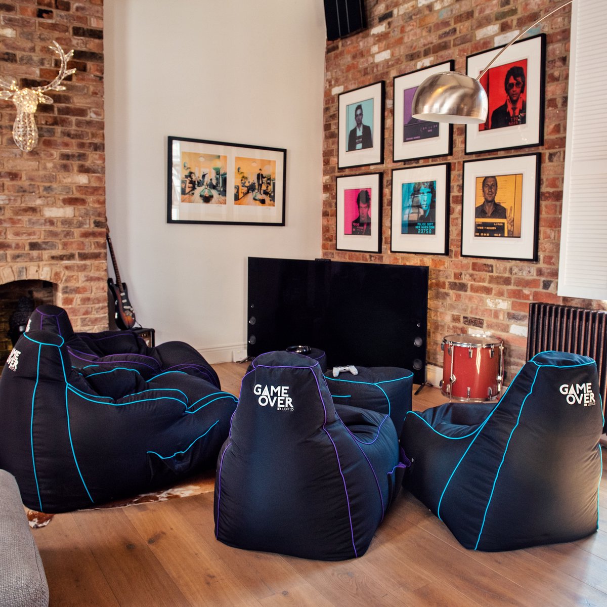 Gaming Zitzak - Zitzak Volwassenen - Binnen Bean Bag - Grote Zitzak - Woonkamer Zitzakken voor Gamer - Ligstoel Zitzak xxl