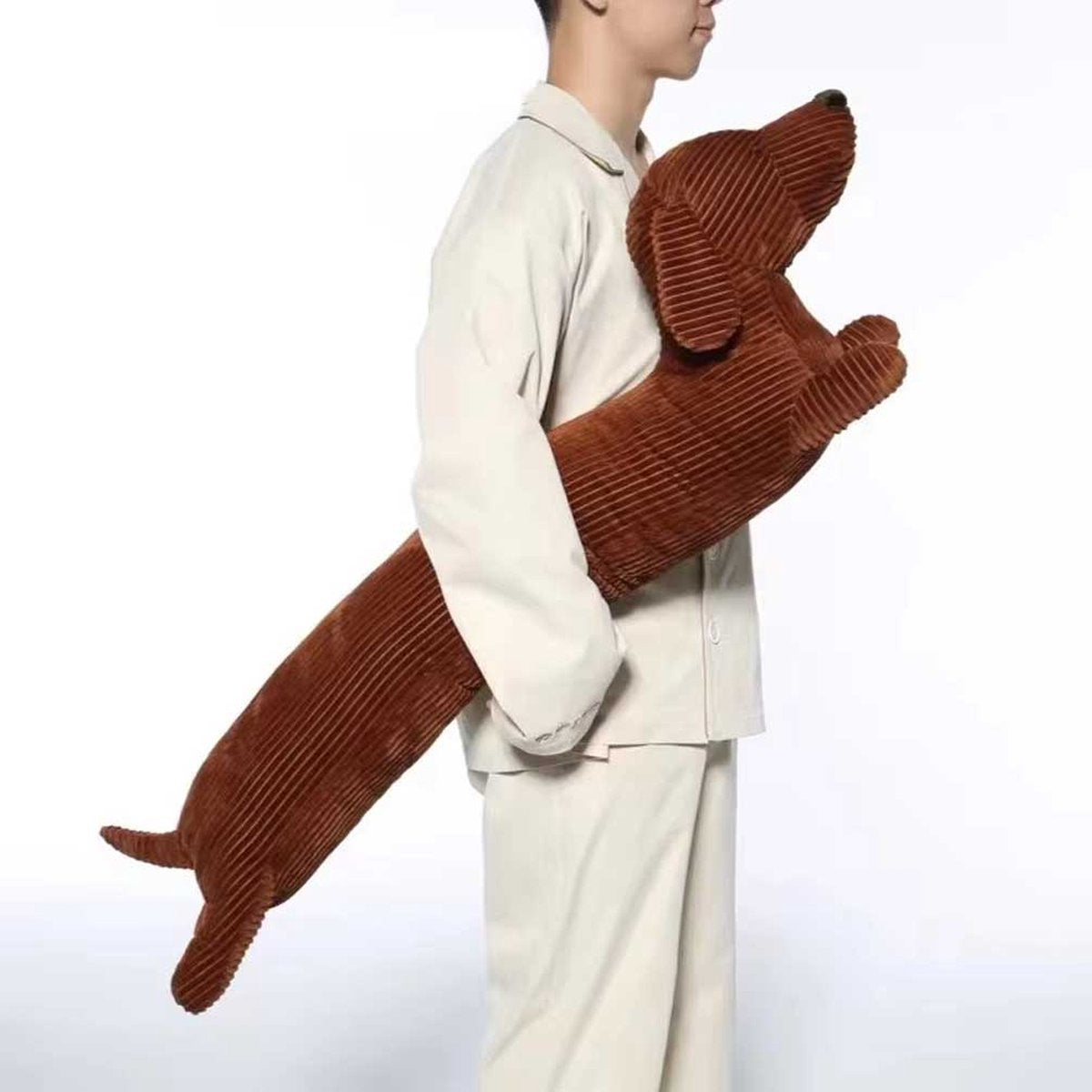 Dachshund Cuddly Toy 120 CM XXL - Dog - Dog Cuddly Toy - Door Draft Stopper - Draft Excluder