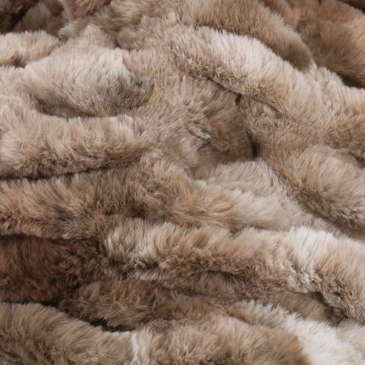 Lalee Luxe pluizige fleece deken - Plaid - Zachte deken - 150x200 - Bruin