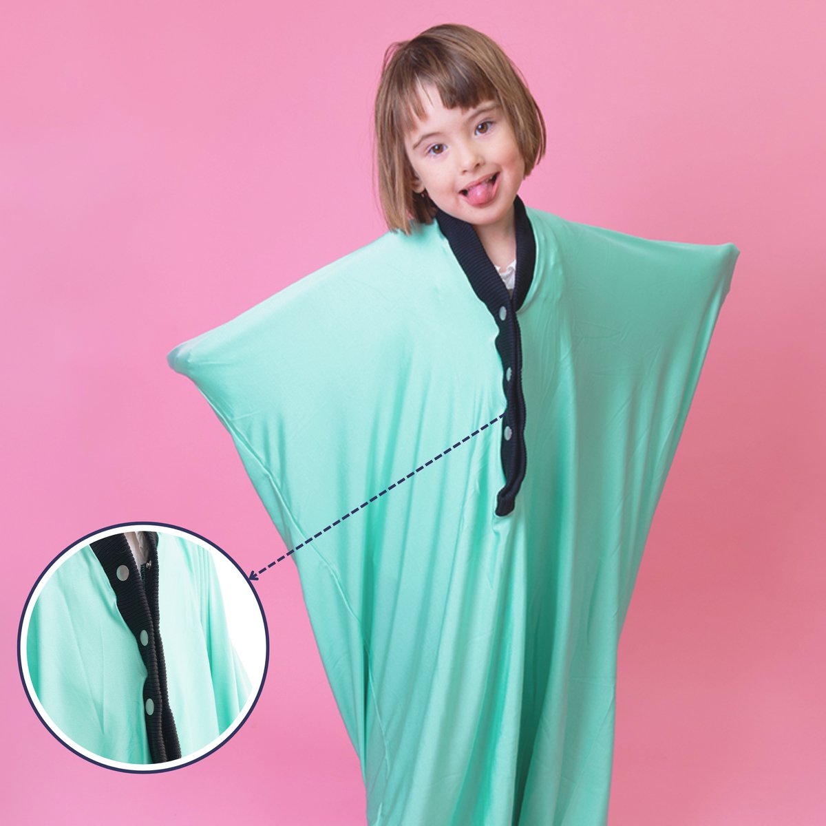 Sensorische Body Sock - Sensory Body Sock - Angst - Verzwaringsdeken - Groen S - Sensorisch Speelgoed - ADHD - Speelgoed - Verzwaringsknuffel - Verzwaringsvest