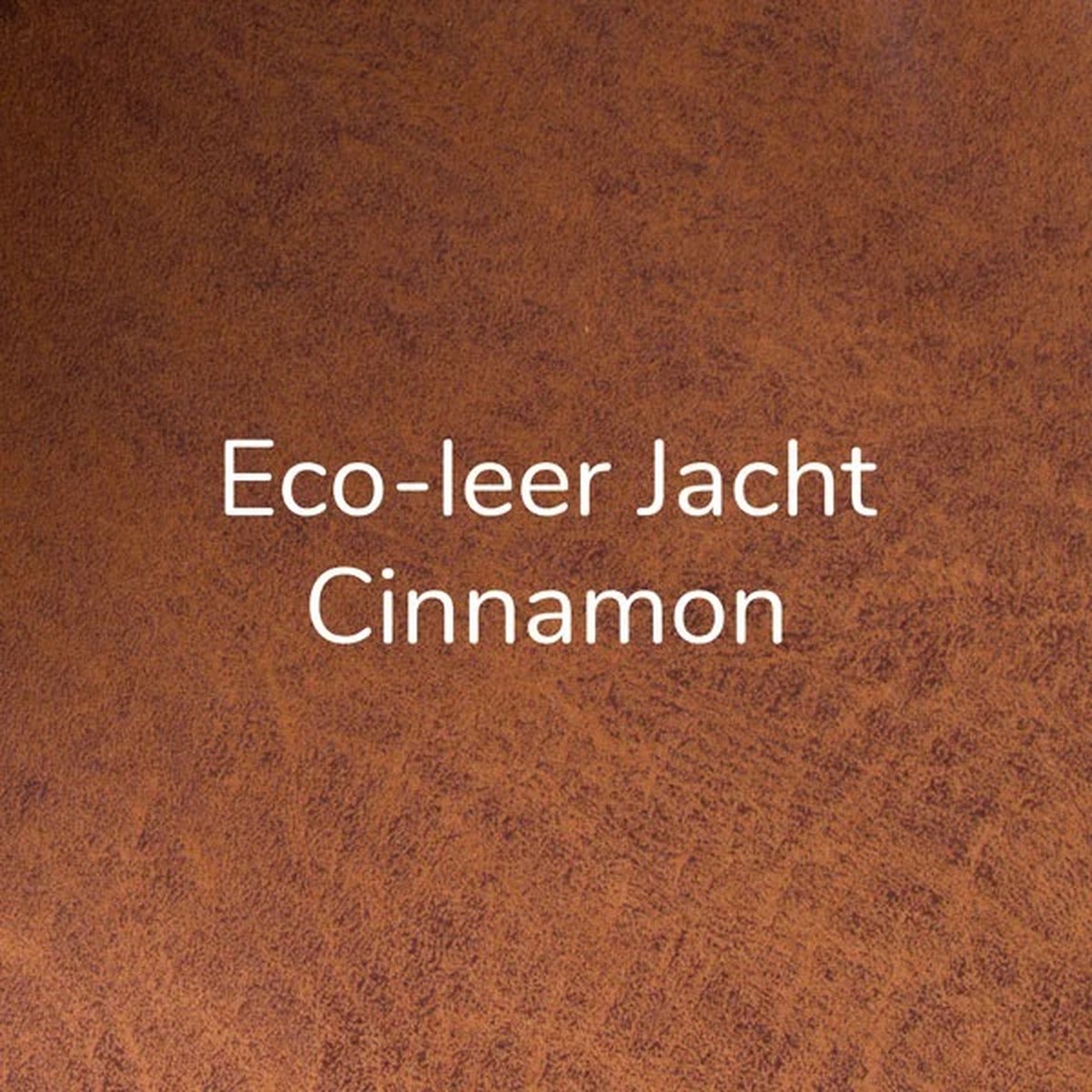 SALE! 1x Eetkamerstoel - Stoel - Rico - Eco leer - Yacht Cognac - Met arm - Zwart staal