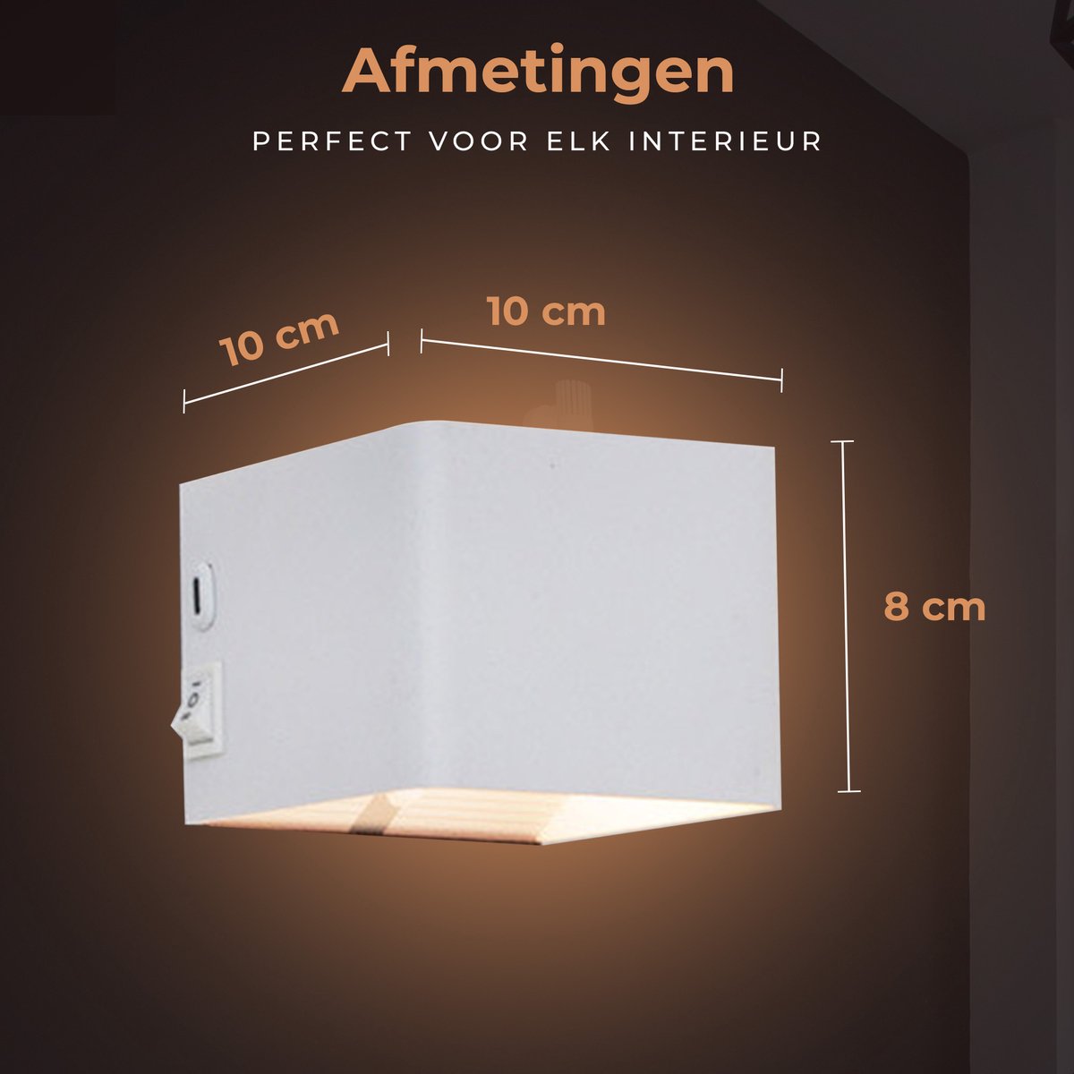 Wandlamp Oplaadbaar - 2 Stuks - Wandlamp Binnen - Draadloos - Smart - Oplaadbaar - Muurlamp - Woonkamer - Badkamer - Kinderkamer - Slaapkamer - Wit