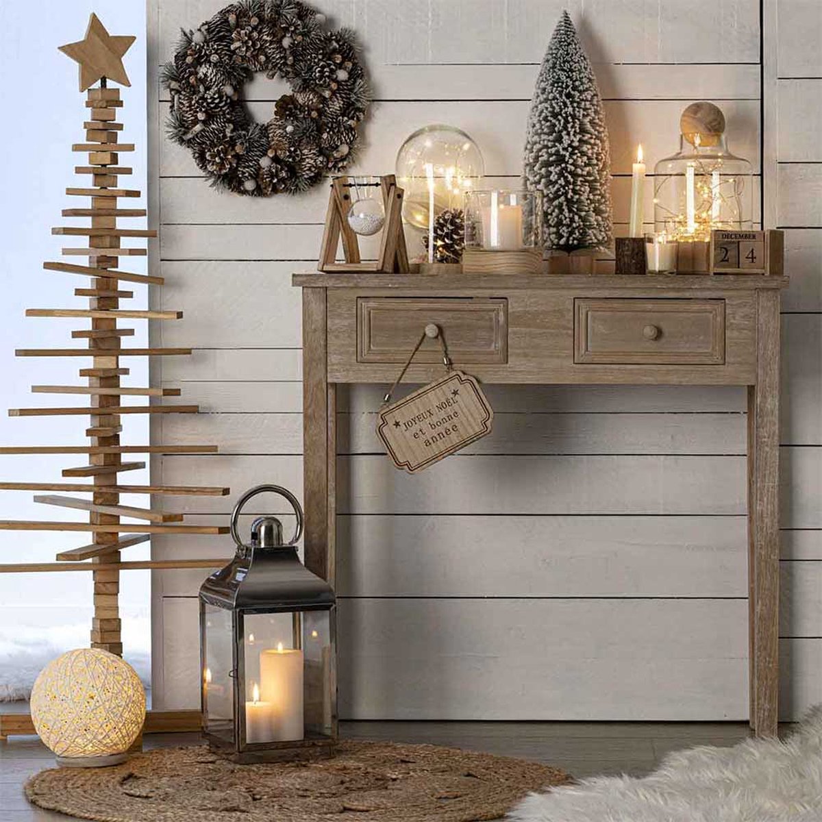 Consoletafel Claire Hout