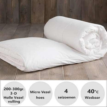 Dekbed - Wellbed Classic - vier seizoenen - Anti Allergie - 240x220 cm