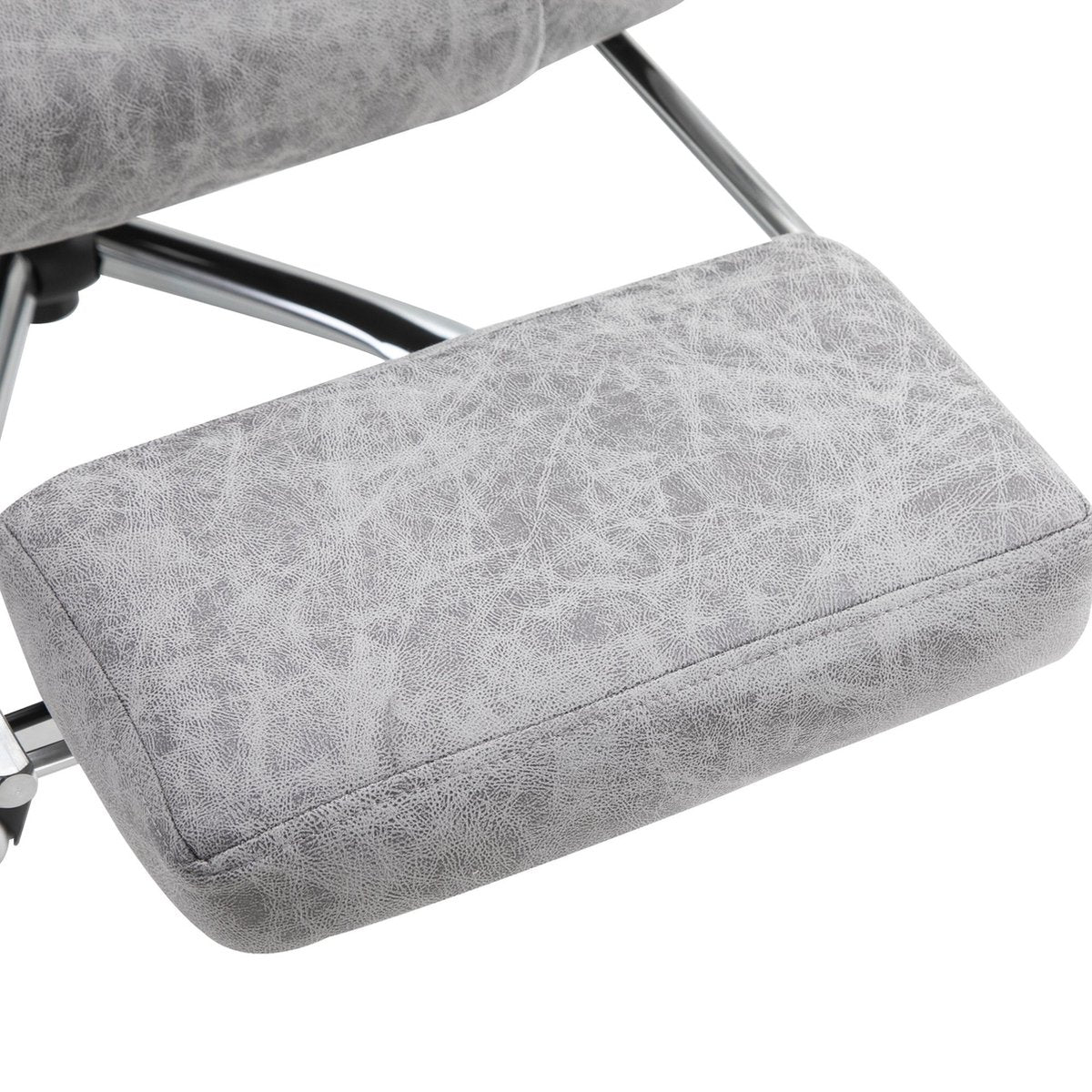 Office chair - Massage chair - Ergonomic office chair - Gaming chair - Heating function - Reclining function - Footrest - Grey