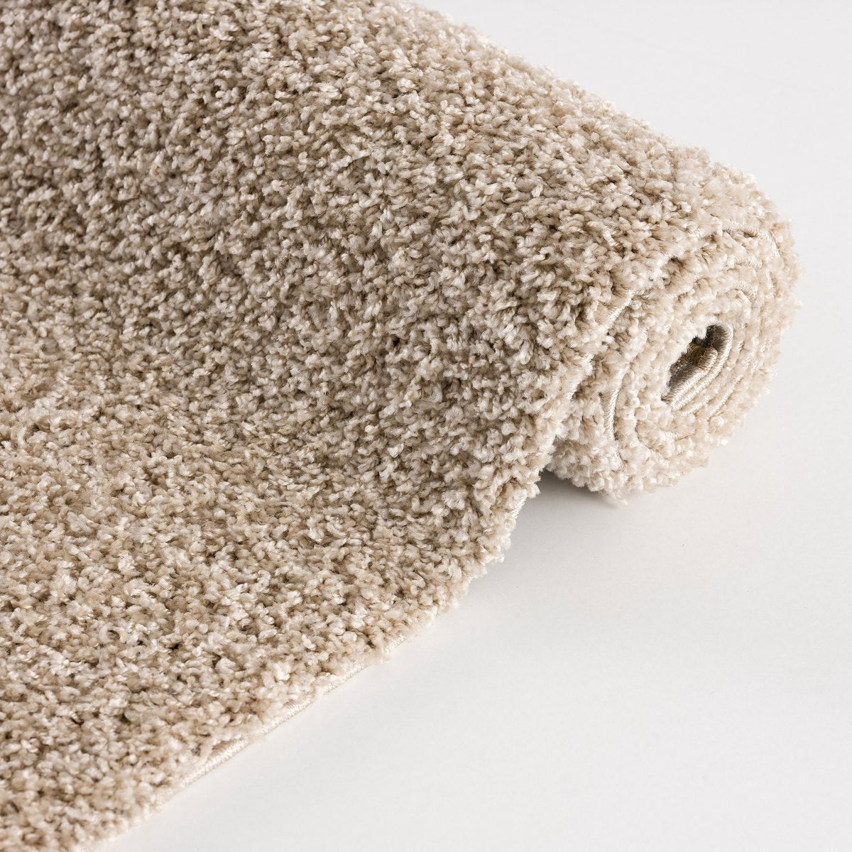 Loca Shaggy Vloerkleed Beige - 120x170 CM - Hoogpolig Vloerkleed - Tapijt voor Woonkamer, Slaapkamer