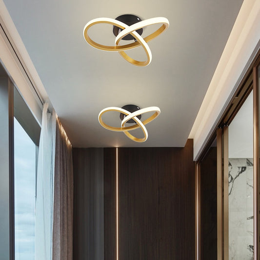 Plafondlamp Goud - Ganglamp - Moderne Lamp - Plafondverlichting Slaapkamer - Woondecoratie - Plafondlamp