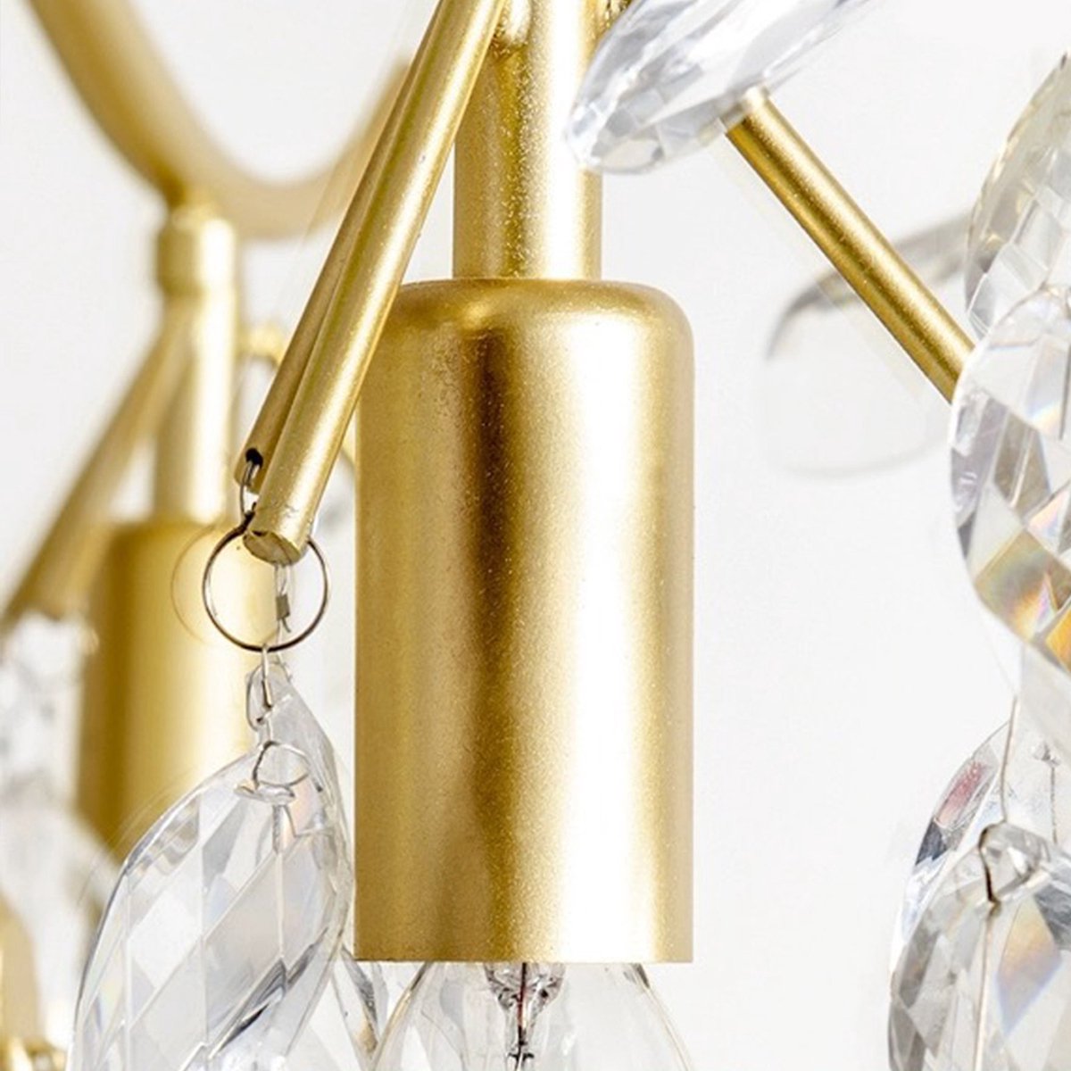 10 Arm Kroonluchter - Kristallen Kroonluchter - Goud - Hanglamp - Moderne Hanglamp - Woonkamerlamp - Moderne lamp