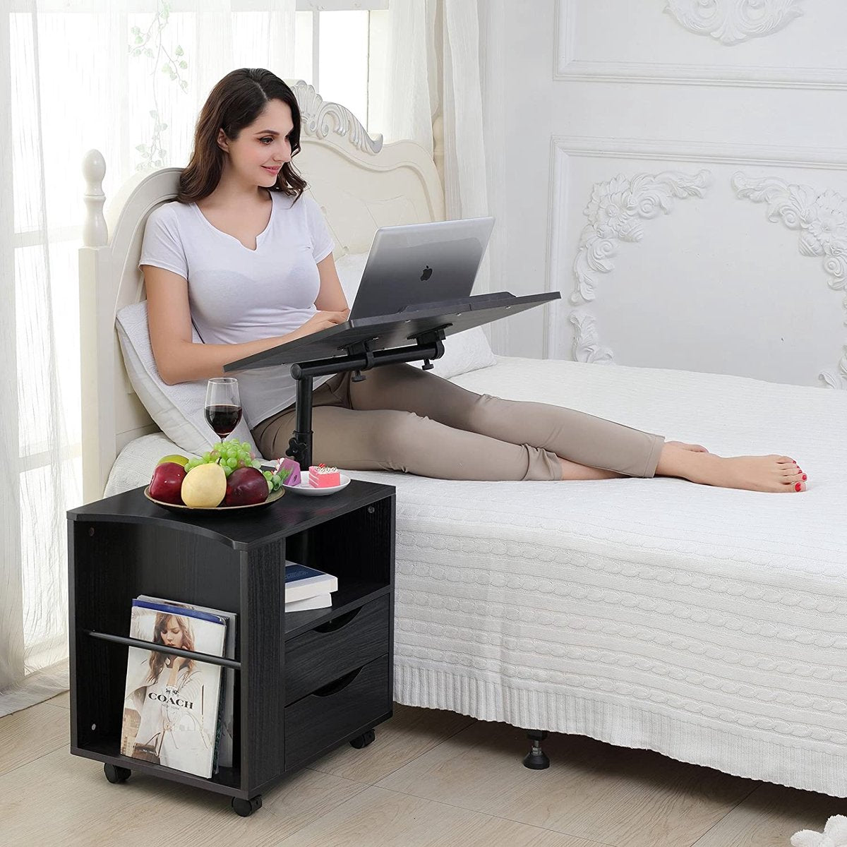 Bedtafel - Bed Table - Ontbijt op bed - Banktafel - Ontbijttafel - Ontbijt op bed - Werken in bed