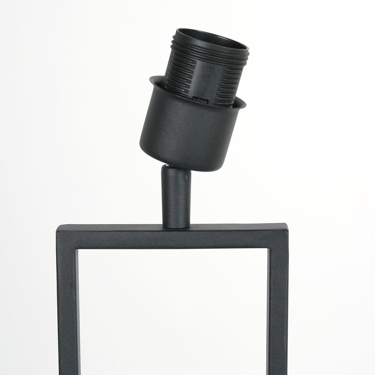 Table lamp black | 1-light | E27 fitting | modern / sleek design | for living room / office | suitable for LED lighting