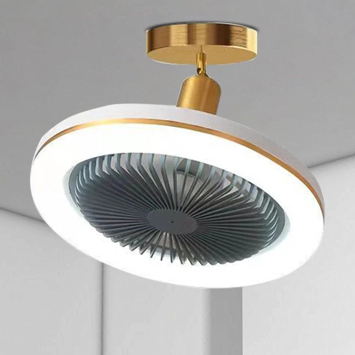 Ceiling fan Bedroom - Ceiling lamp With fan - Ceiling fan With light - Fan - Ceiling fan Remote control - Gold