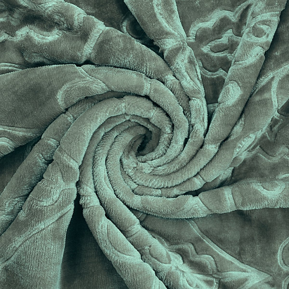 Warm double bedspread - warm blanket - soft throw - Green - Bedspread - soft blanket - Warm bedspread - 200x200