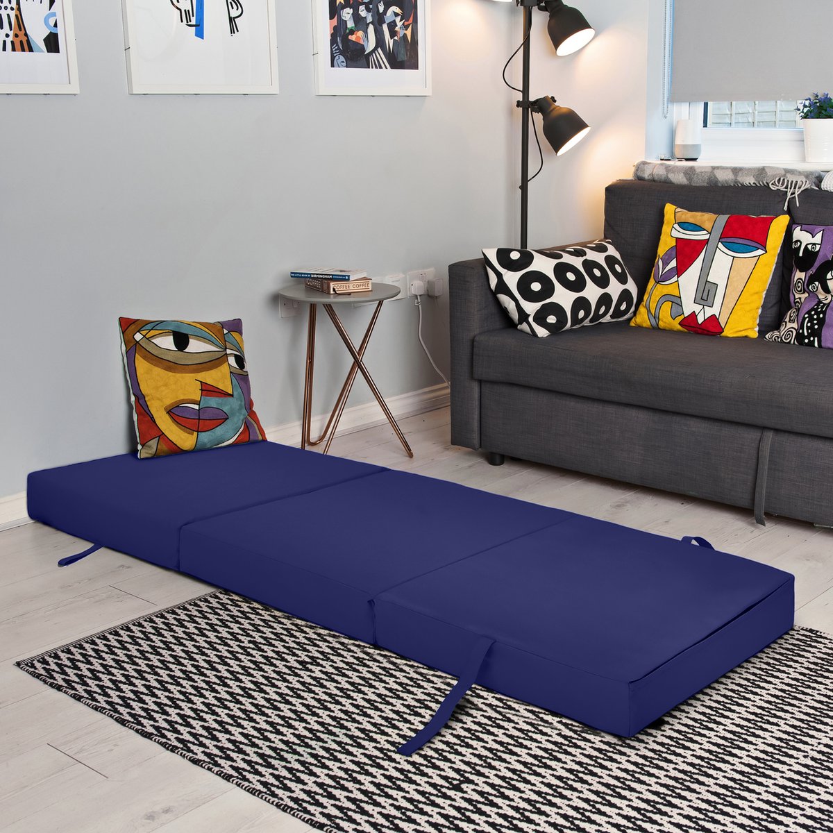 Opvouwbare Matras - Vouwmatras voor Volwassenen - Zitbed - Opvouwbaar Logeermatras - Logeermatrassen - Logeermatras - Opvouwbaar Eenpersoons Logeerbed