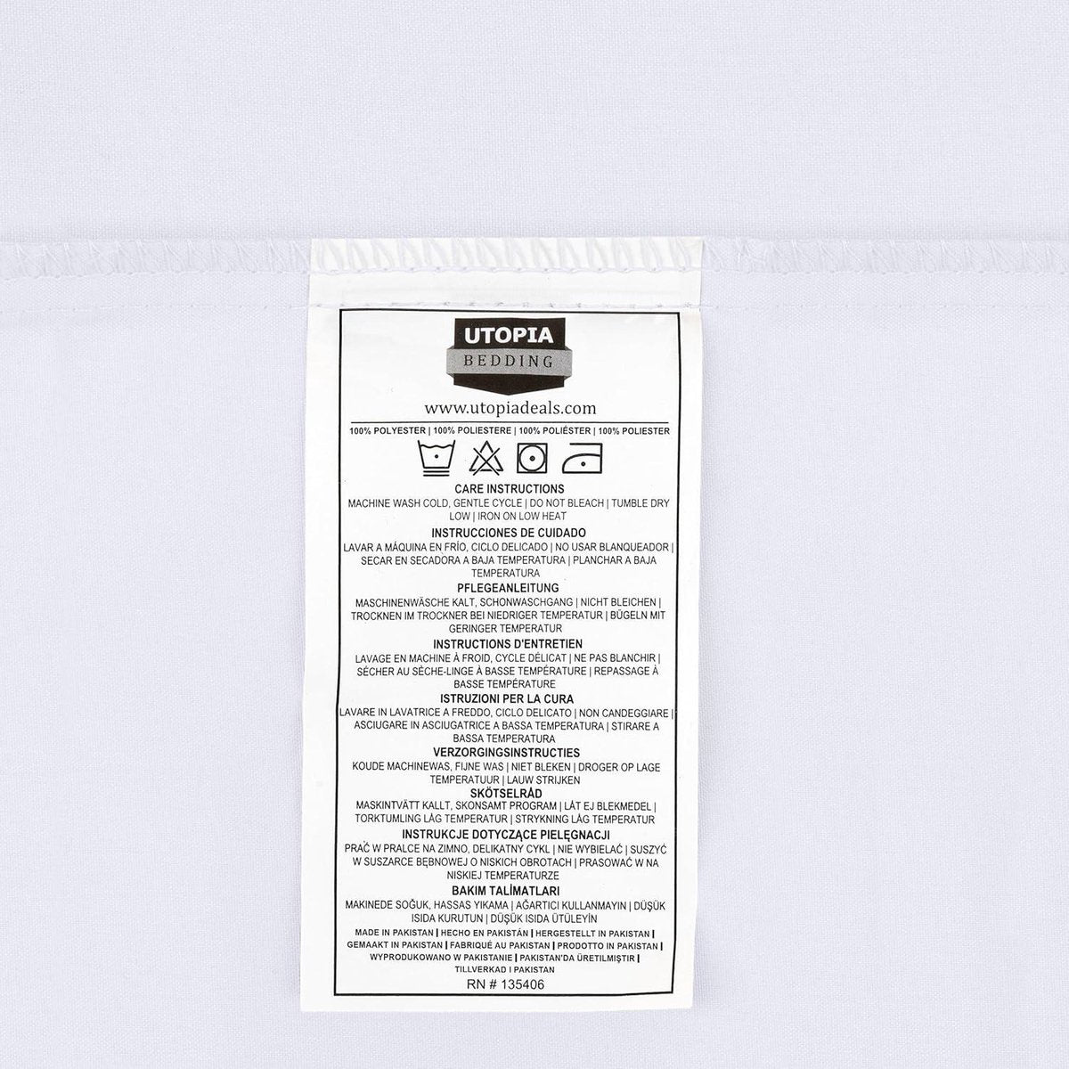 Hoeslaken 160x200 tot 30 cm Matrashoogte Wit Zachte Geborstelde Microvezel Stof Krimp en Vervaagt Bestendig Eenvoudig Onderhoud - HTML Content Needed hoeslaken
