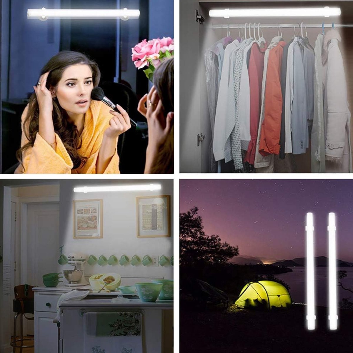 Spiegellamp Badkamer – Spiegelverlichting Ledlamp - Lamp Spiegel – Draadloze Spiegel Verlichting – Eenvoudige Installatie