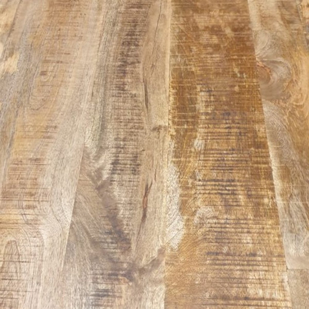 SALE! Eettafel - Tafel - Ovaal 5 cm dik - Mangohout - Naturel - 240x110x77 - Spinpoot metaal - Mat gelakt
