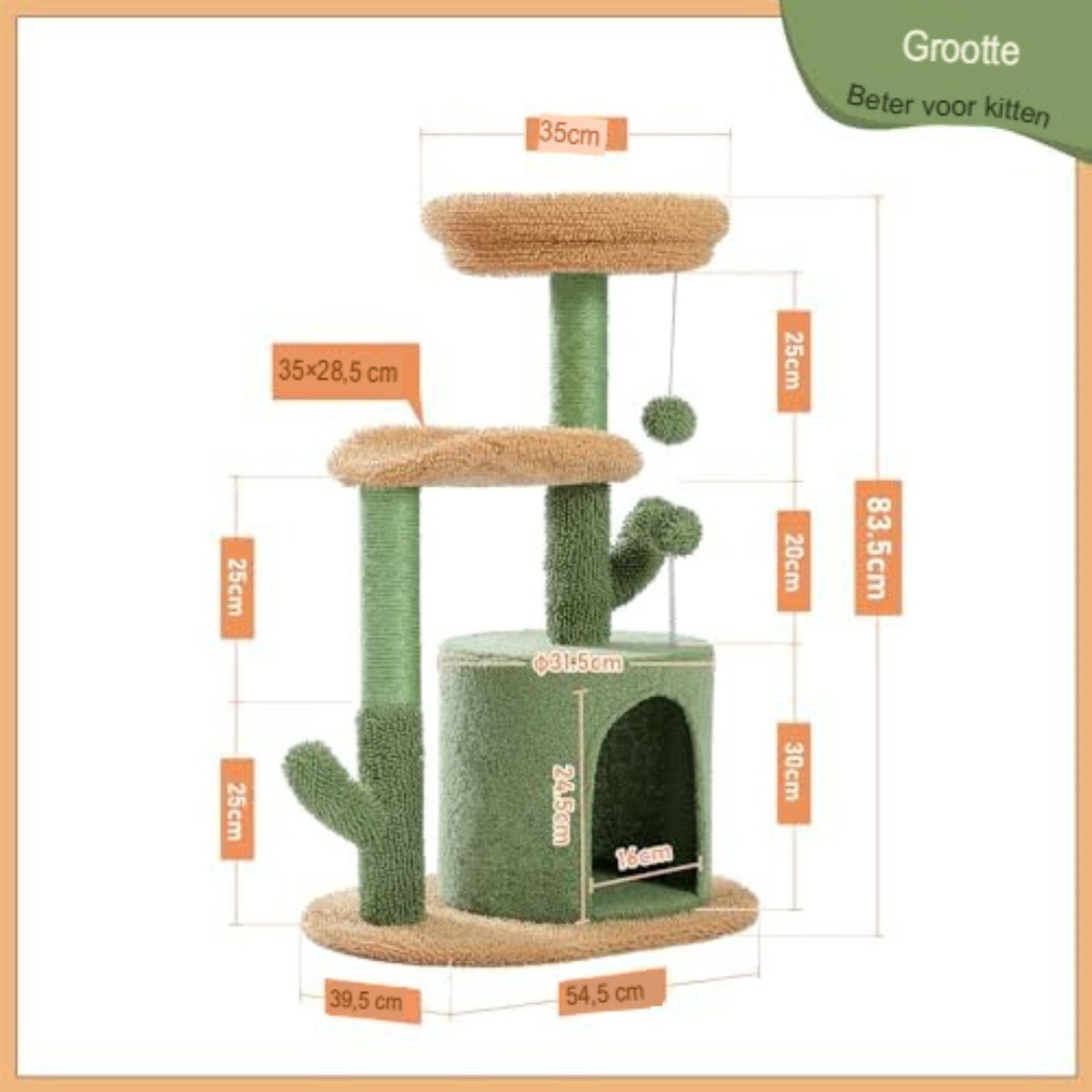Cat Scratcher - Scratching Post for Heavy Cats