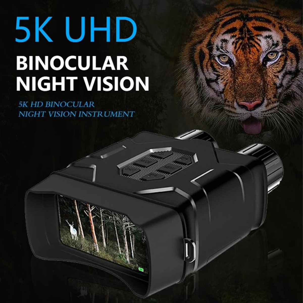Night Vision - Night Vision with Infrared - Thermal Imaging Night Vision - 5K UHD - Supports WIFI