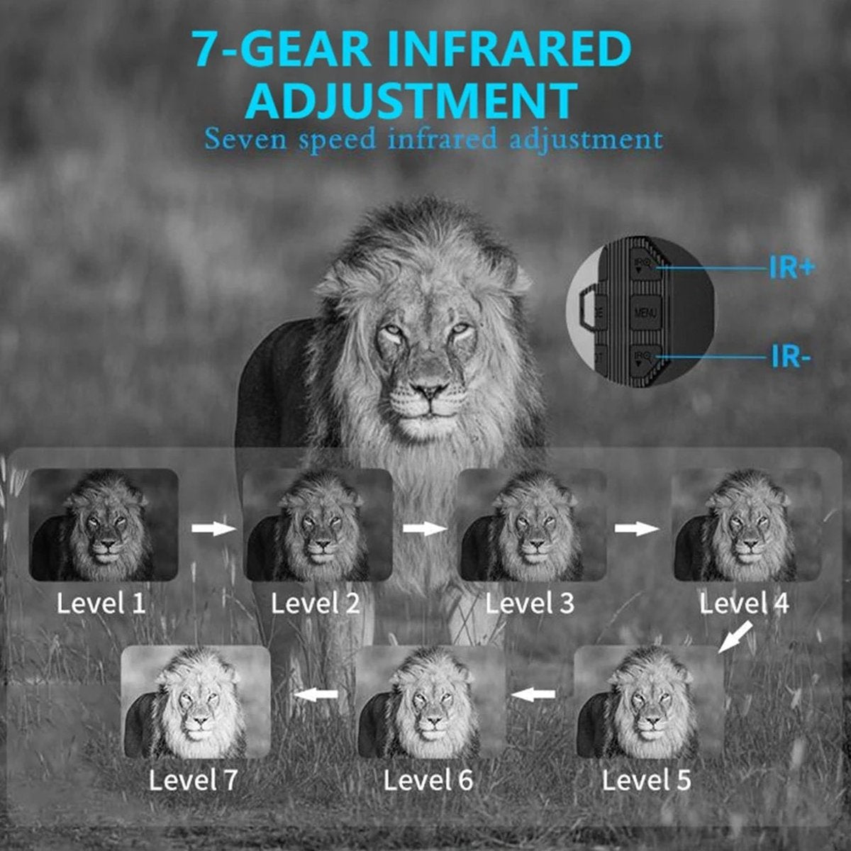 Night Vision - Night Vision with Infrared - Thermal Imaging Night Vision - 5K UHD - Supports WIFI