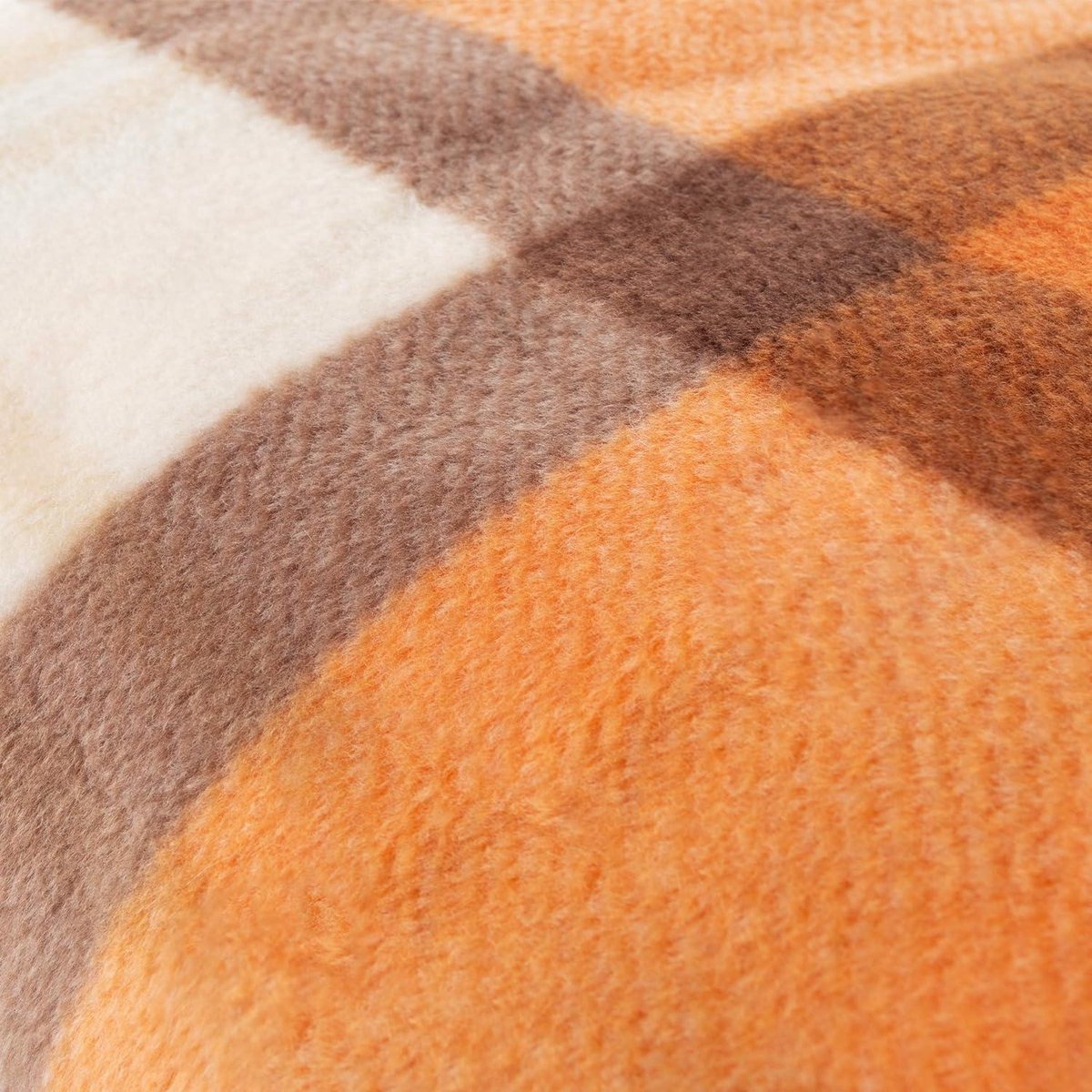 Elektrische deken verwarmde 12V Polar Fleece reisplaid voor auto, vrachtwagen en camper - koud weer, bumperkleven, noodkit oranje 43" Campingdeken