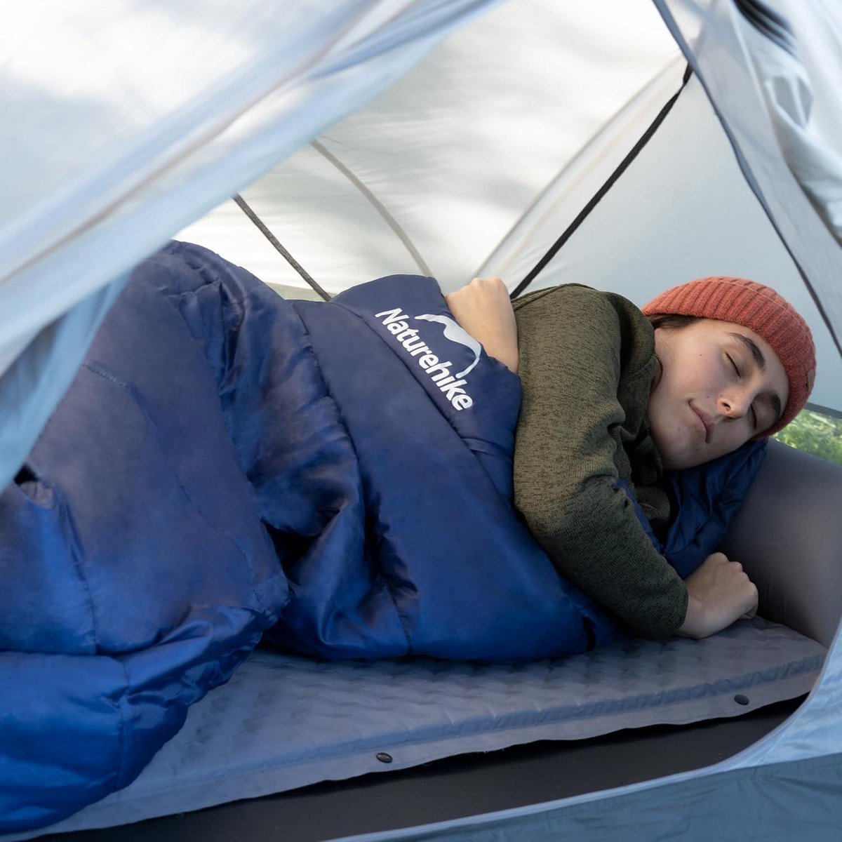 Mummie slaapzak met capuchon 300GSM - Lichtgewicht compact voor één persoon - Slaapzak 4 ℃ Zomer Winter - Geweldig voor volwassenen en kinderen - Wandelen reizen