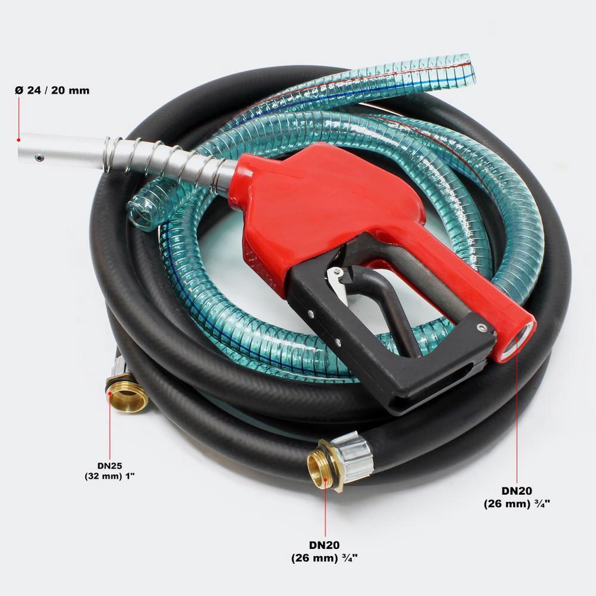 Self-priming bio-heating oil diesel 12V/150W 40 l/min