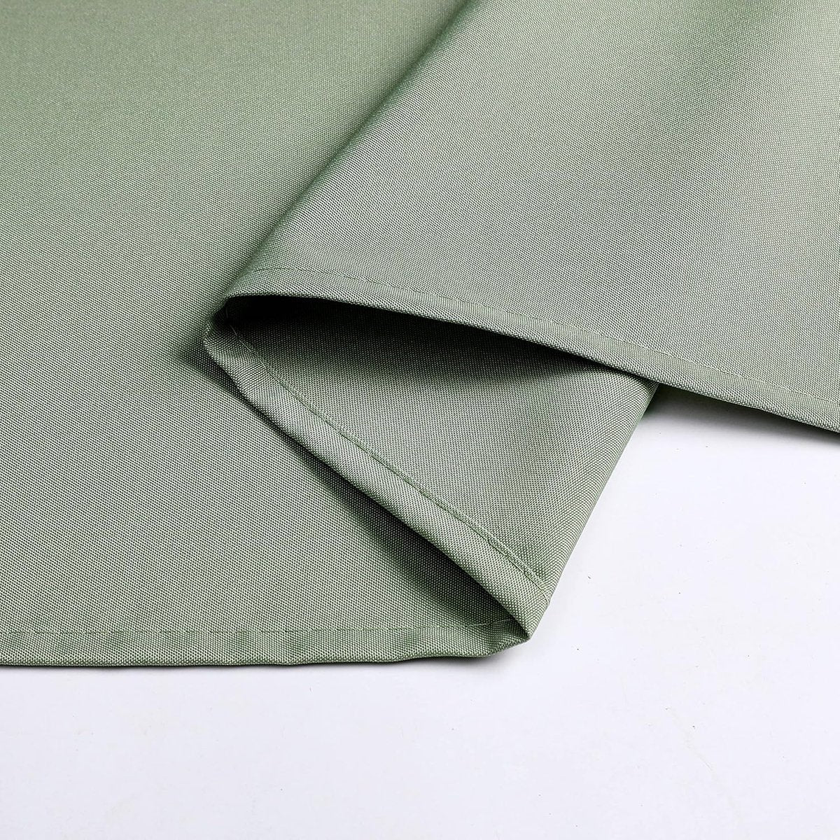 Quality tablecloth textile round 140 cm, colour of your choice sage green