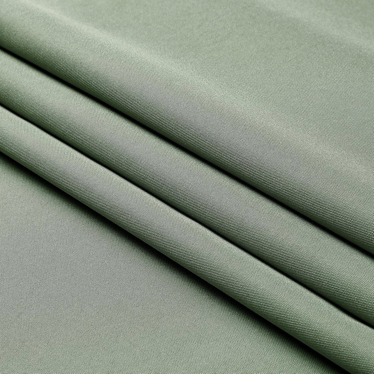 Quality tablecloth textile round 140 cm, colour of your choice sage green