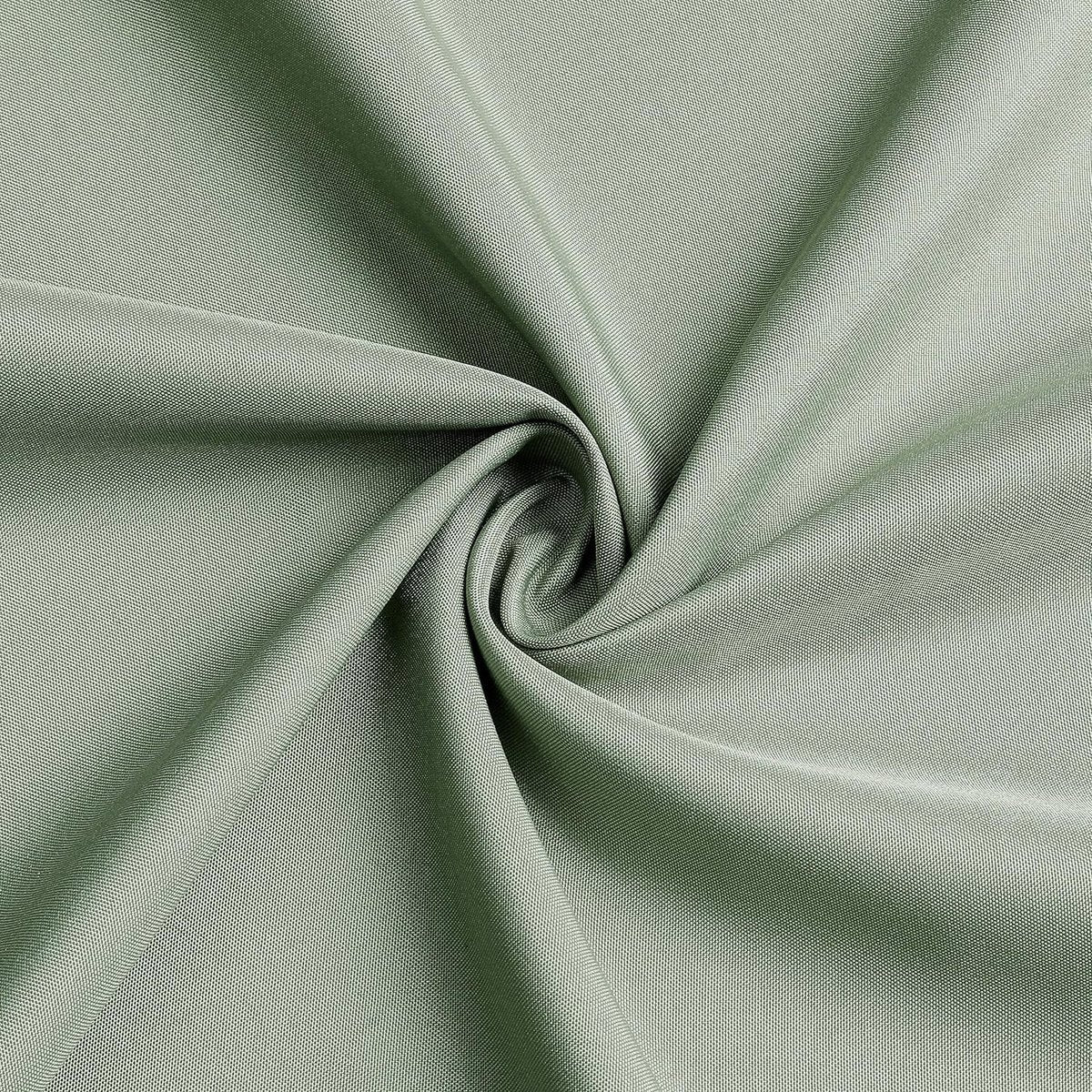 Quality tablecloth textile round 140 cm, colour of your choice sage green