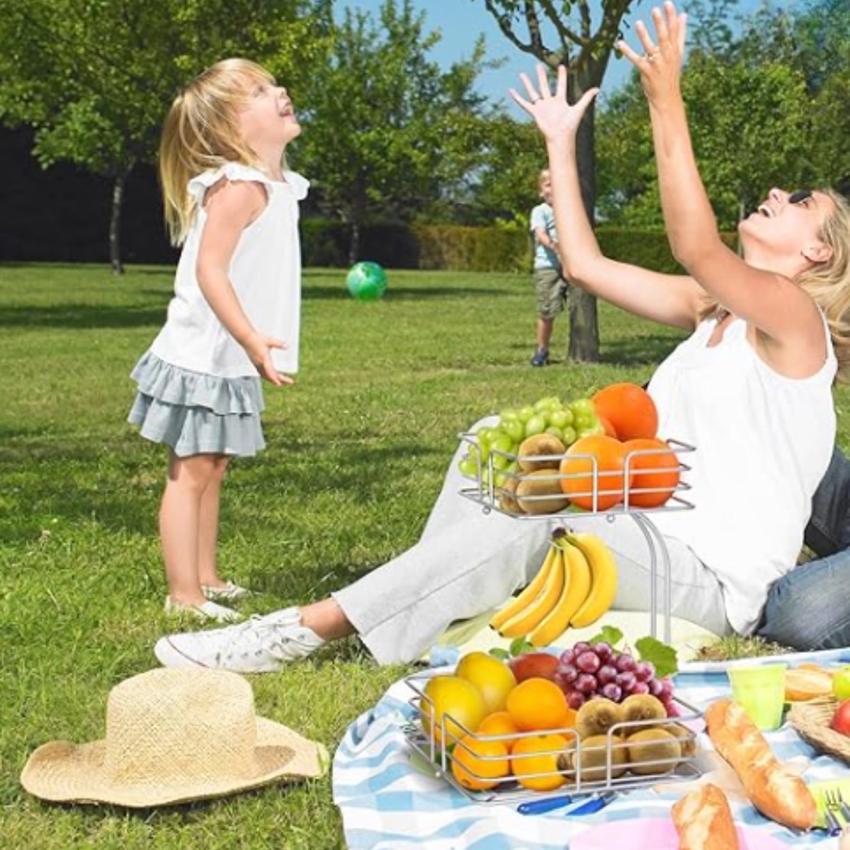 Fruitschaal - Fruitmand - Stijlvol Ontworpen - Modern Ontwerp - Fruit Etagere - Groentemand