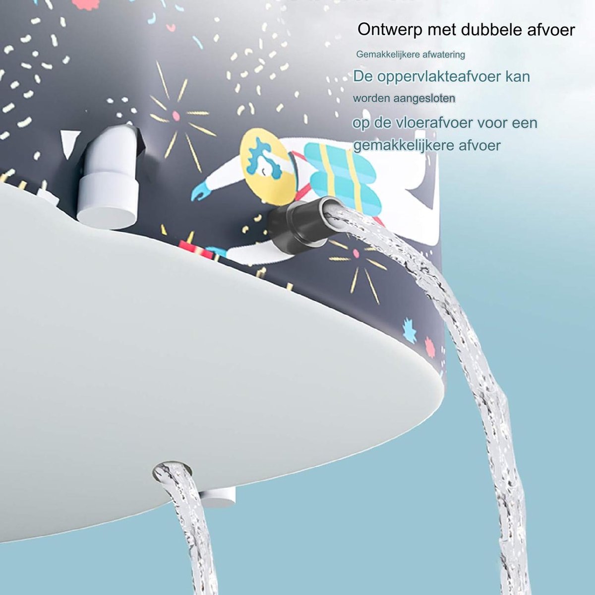 Opvouwbare Badkuip - Inklapbaar - Draagbaar - Verplaatsbaar - Kunststof - Mobiel - PVC-houder - voor kleine badkamers - Volwassenen - Kinderen - 120 x 55 x 50 cm