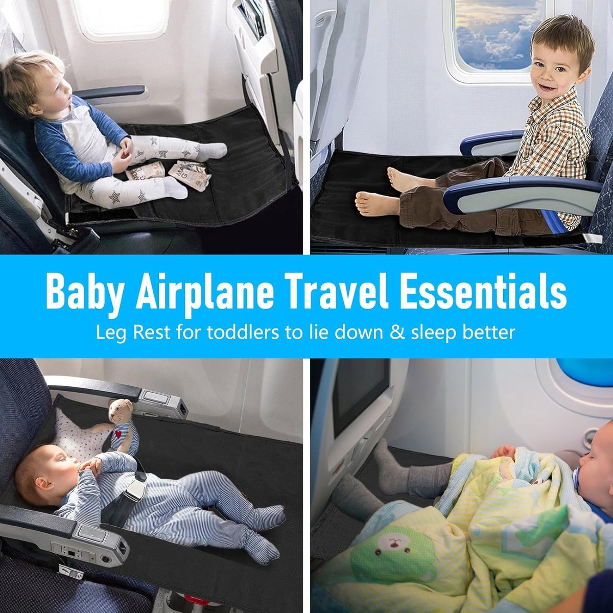 Vliegtuigbedje - Babybedje - Comfortabel - Vliegtuigbedjes - Vliegtuig Bedje - Must Have Voor Op Reis