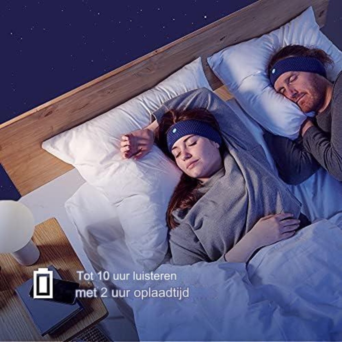 Bluetooth Slaapmasker - Slaap Koptelefoon - Bluetooth Hoofdband - Slaapband